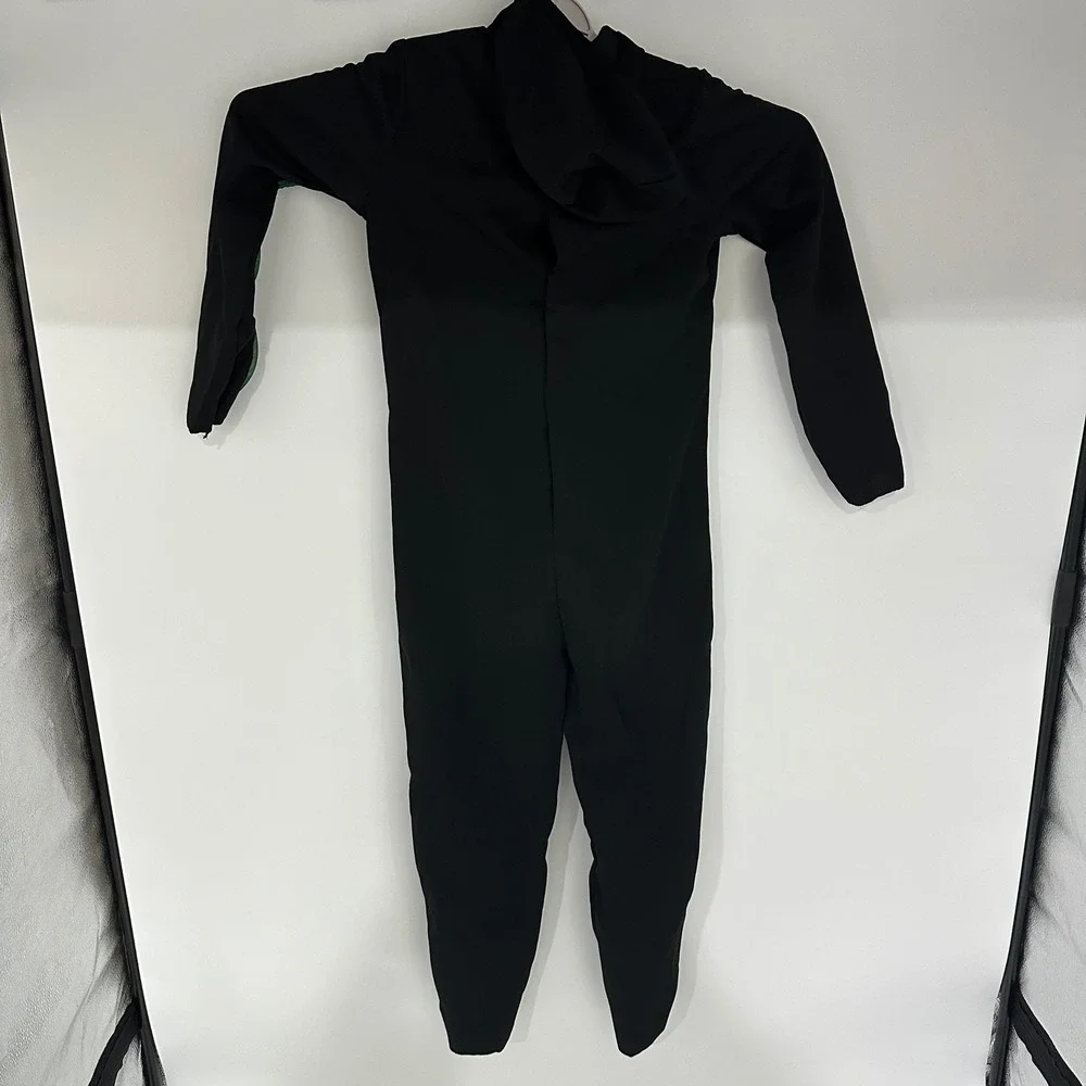 Spirit Halloween Green Light-Up Stick Figure Costume Kids Large 12-14 Jumpsuit